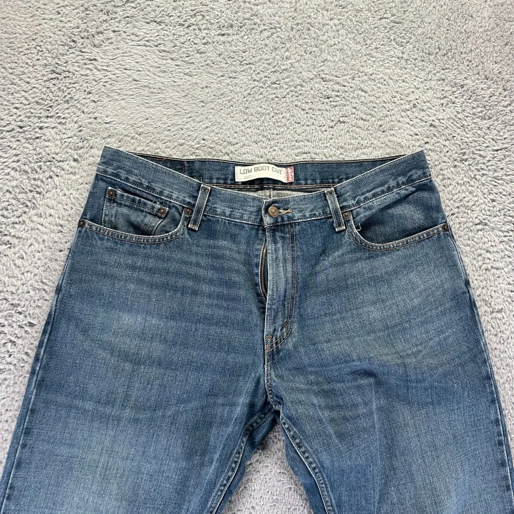 Vintage Levi's 527 Jeans Mens 36x30 Blue Cotton Denim Bootcut Leg Faded Workwear